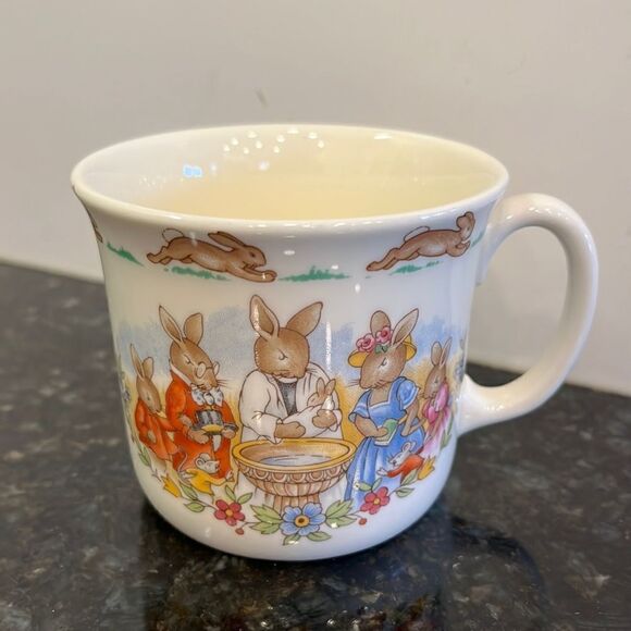 Royal Doulton Bunnykins christening mug - Picture 1 of 6